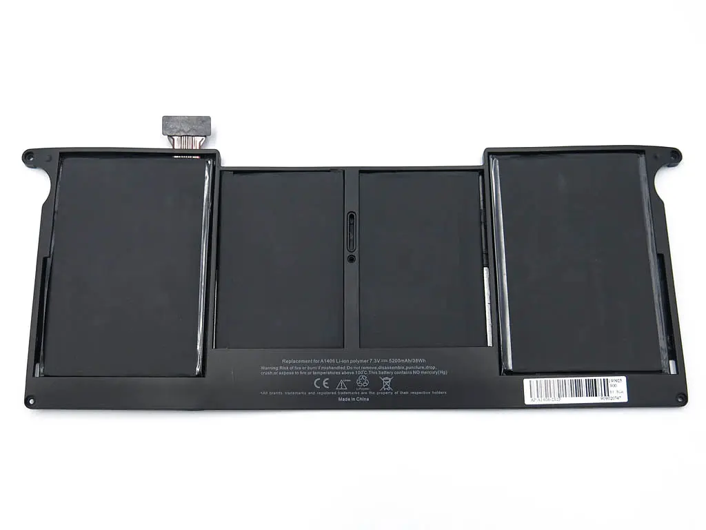 Акумулятор A1406, A1495 для Apple MD711LL, MD712LL, MD711LL, MD712LL (7.3V 5200 mAh 38Wh). - фото 2