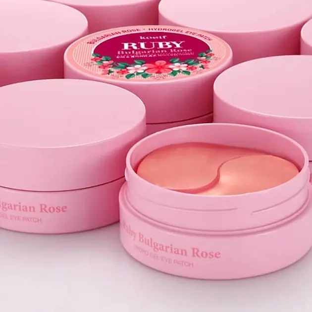 Гидрогелевые патчи для глаз Рубин-Болгарская роза Bulgarian Rose Hydrogel Eye Patch Petitfee & Koelf 60 шт - фото 4