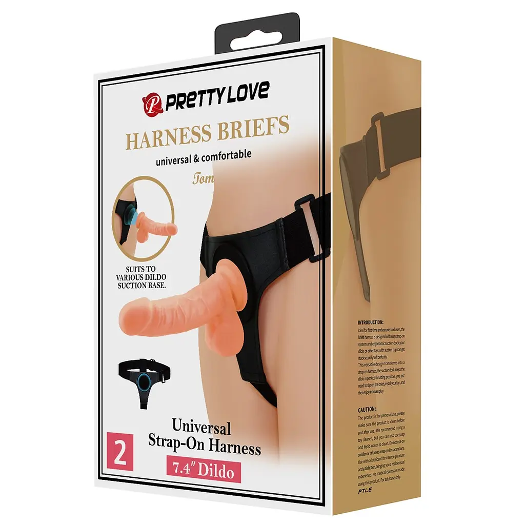 Страпон ON PRETTY LOVE HARNESS BRIEFS TOM PRETTY LOVE BW-022090NR 100005