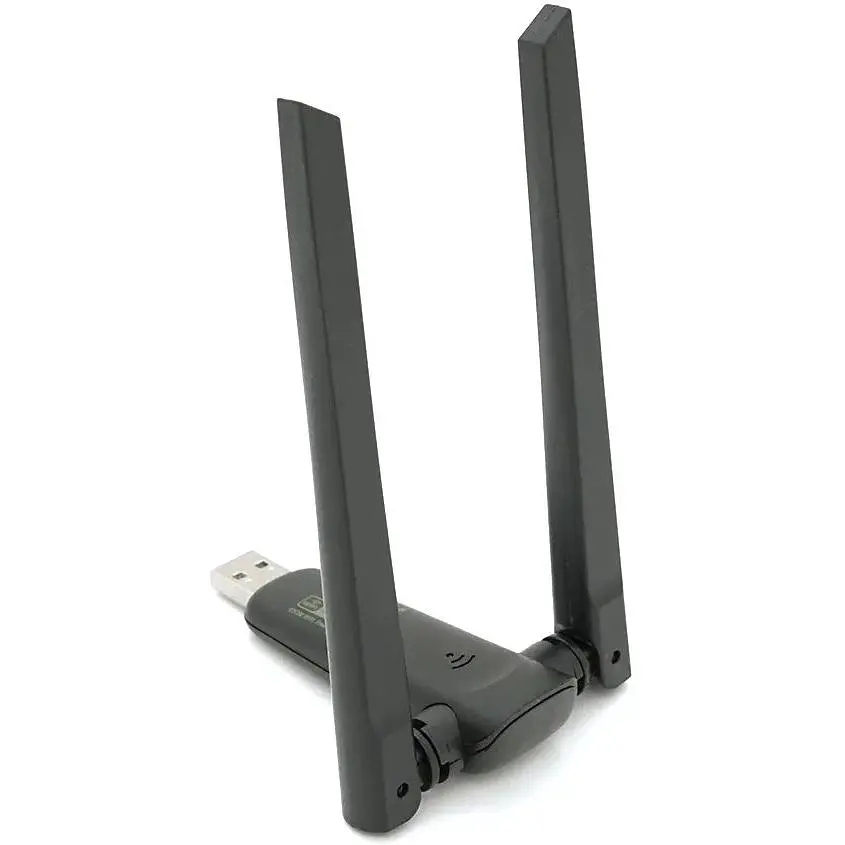 Беспроводной сетевой адаптер Voltronic Wi-Fi USB LV-UAC23D, RTL8811CU, с двойной антенной, 802.11 a/с, 600Mbps, Box - фото 4