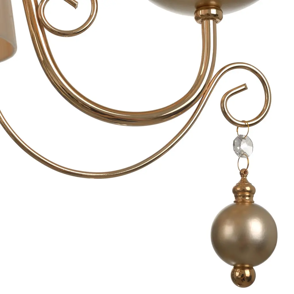 Люстра подвесная Brille с абажуром E14 40W G (BKL-718S/5) - фото 3