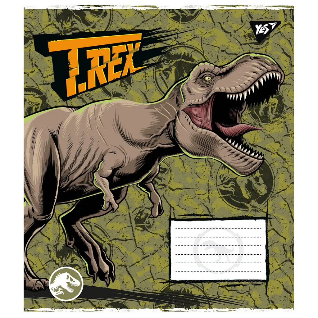 Зошит Yes Jurassic world 12 аркушів лінія (767225), в асортименті - фото 4