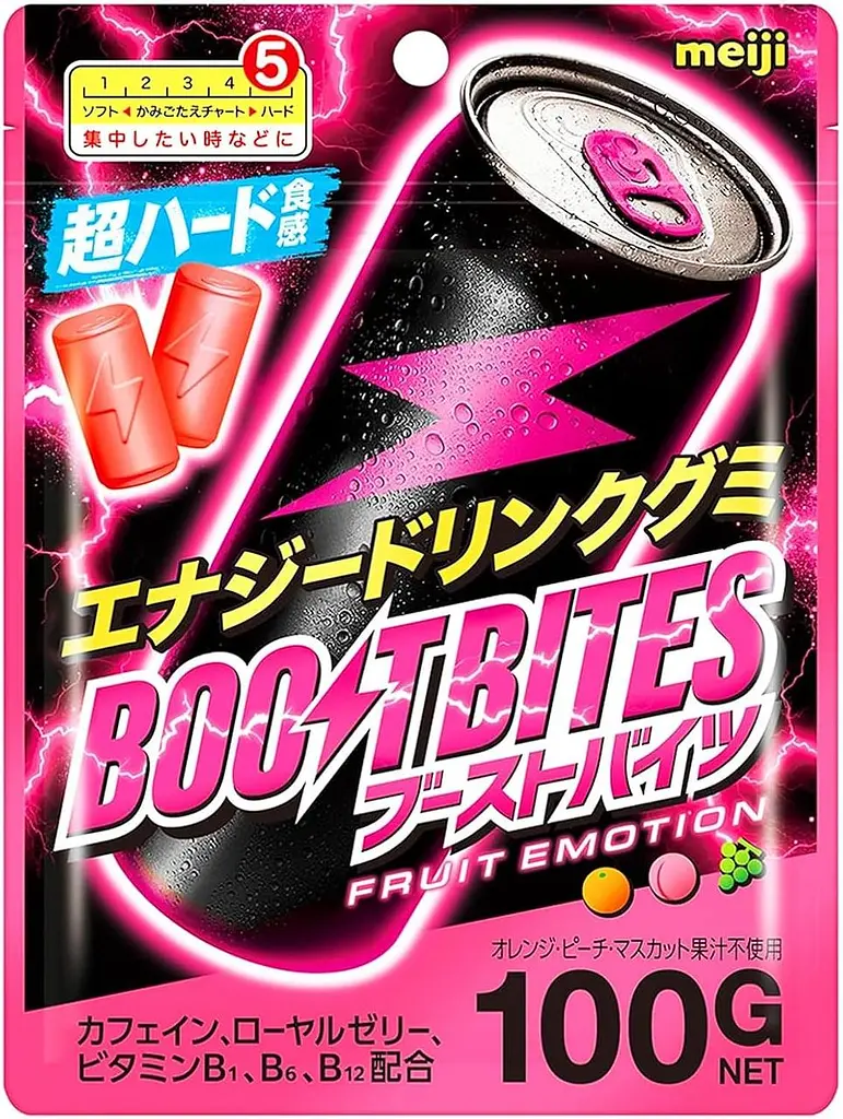 Жувальні цукерки Meiji Boost Bites Fruit Emotion 100г