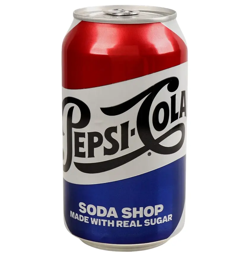 Уцінка. Напій Pepsi real sugar з/б 0.355 л