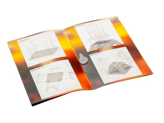 Дерев'яний 3D конструктор Ейфелева Вежа, Puzzleоk (Puz-00925), 58 дет. - фото 3