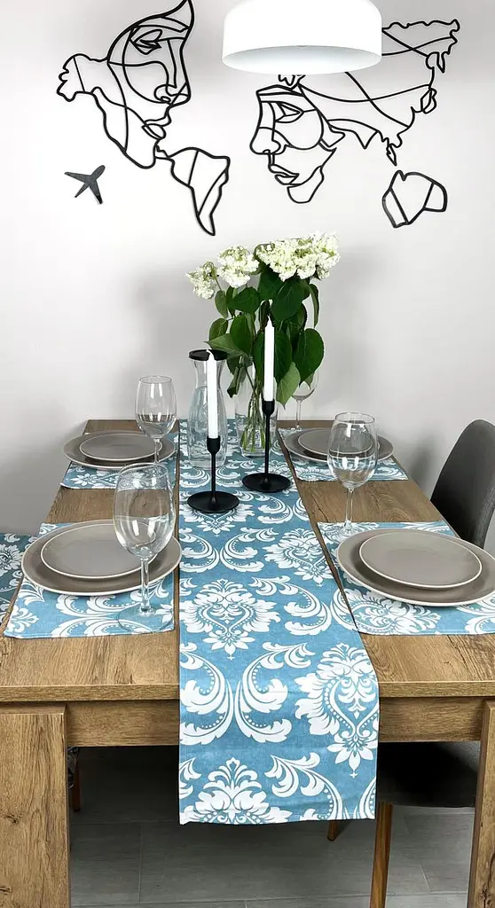 Комплект Дорожка водоотталкивающая Вензель петроль 200х40 см 4 шт. - фото 5