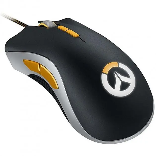 Ігрова провідна оптична миша зі світлодіодним підсвічуванням Razer DeathAdder Chroma Overwatch чорна (ЦУ-00022460) - фото 2