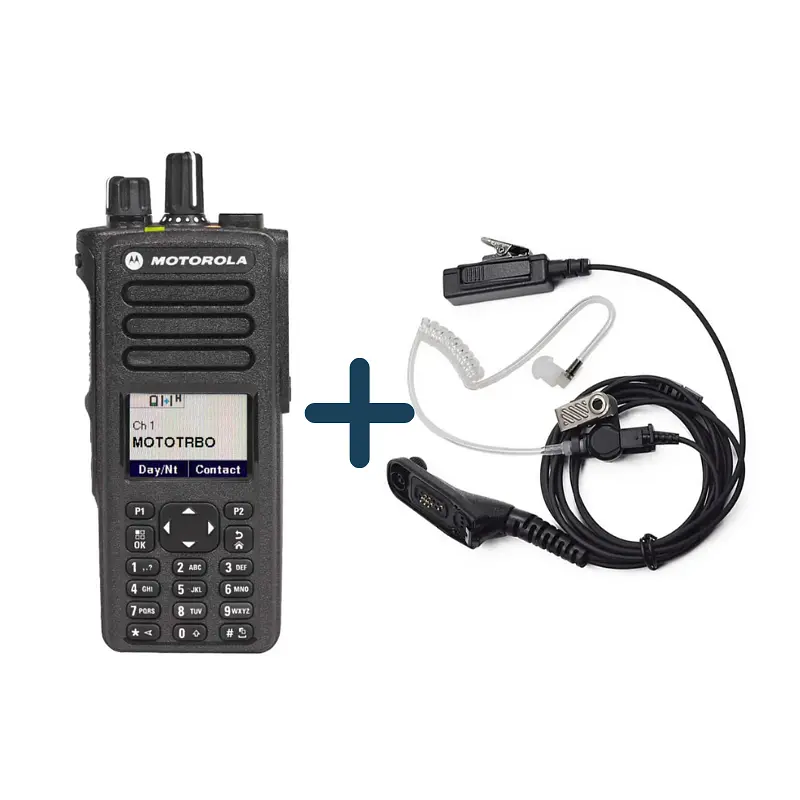 Рація Motorola DP4800E VHF AES 256 + гарнітура