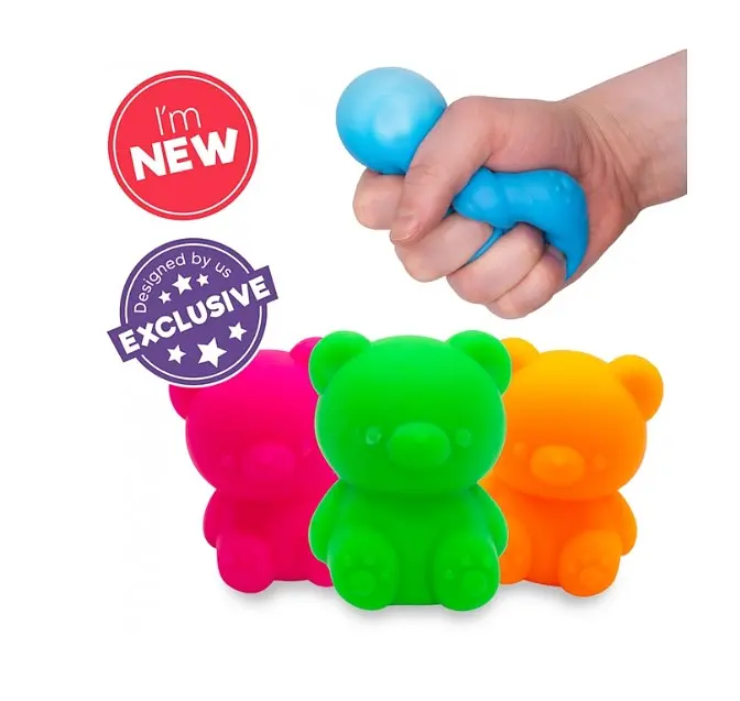 Игрушка-антистрес OneForFun Сквиш Неоновые мишки с ароматом, 1 шт., в ассортименте (38585) - фото 3