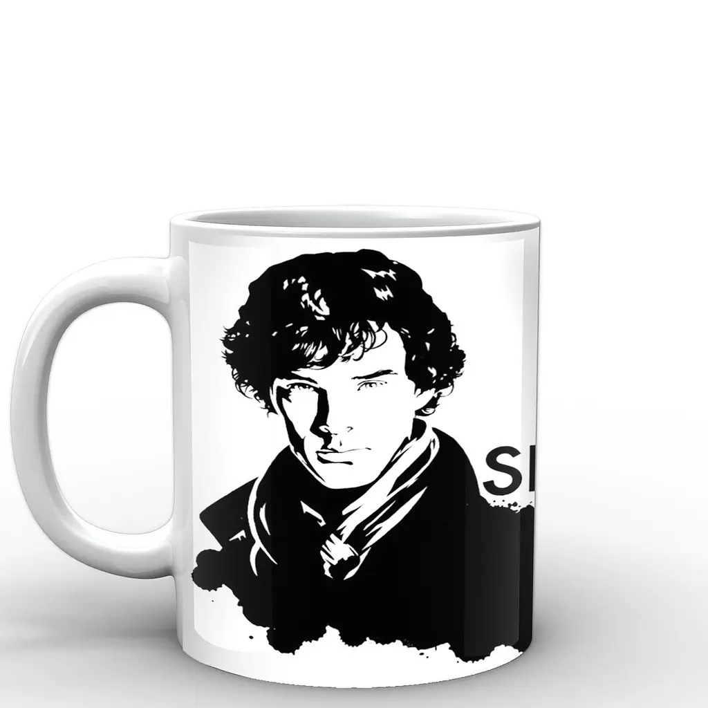 Кружка GeekLand Шерлок Холмс Sherlock Шерлок SH.002.31 330 мл белая - фото 2