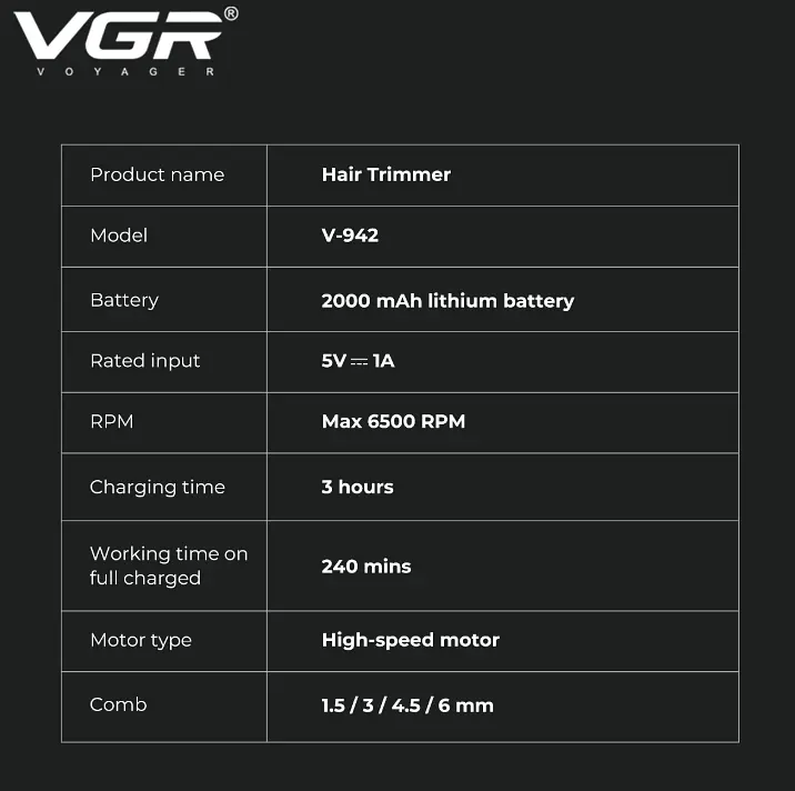 Тример VGR V-942 Brown - фото 6