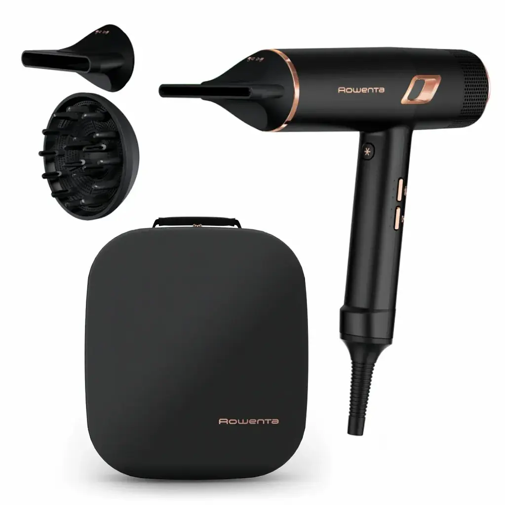Фен Ultimate Experience Maestria, 2000Вт, 3 режима, диффузор, кейс для хранения, иониз-я, х ROWENTA teh0017621 - фото 2