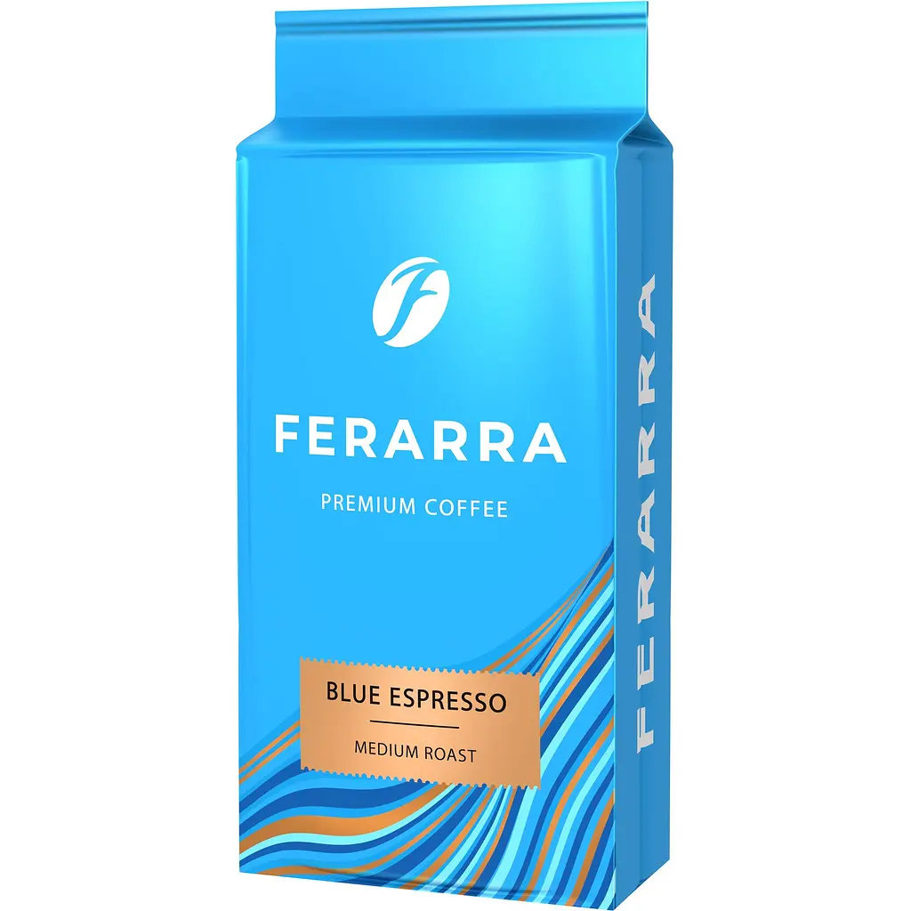 Набір меленої кави Ferarra Caffe: Arabica, Africano, Crema Irlandese, Cuba Libre, Blue Espresso, Strawberry Choco 1.5 кг (6 п. x 250 г) - фото 5