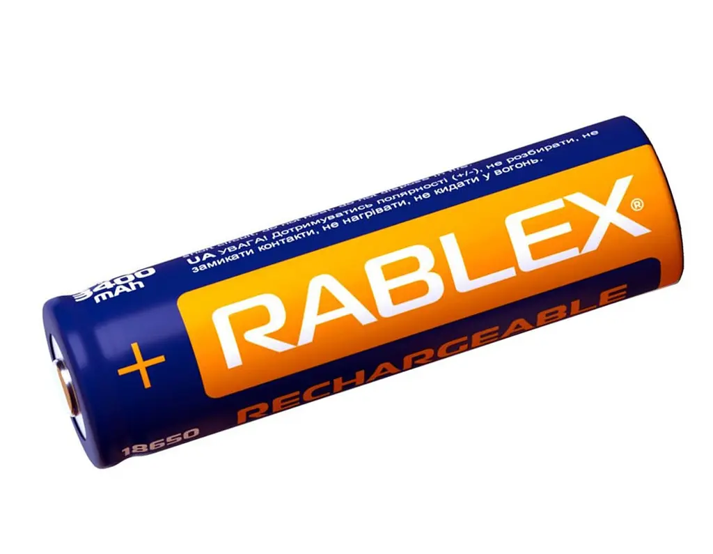 Акумуляторна батарея Rablex 18650 3.7V 3400mAh - фото 3
