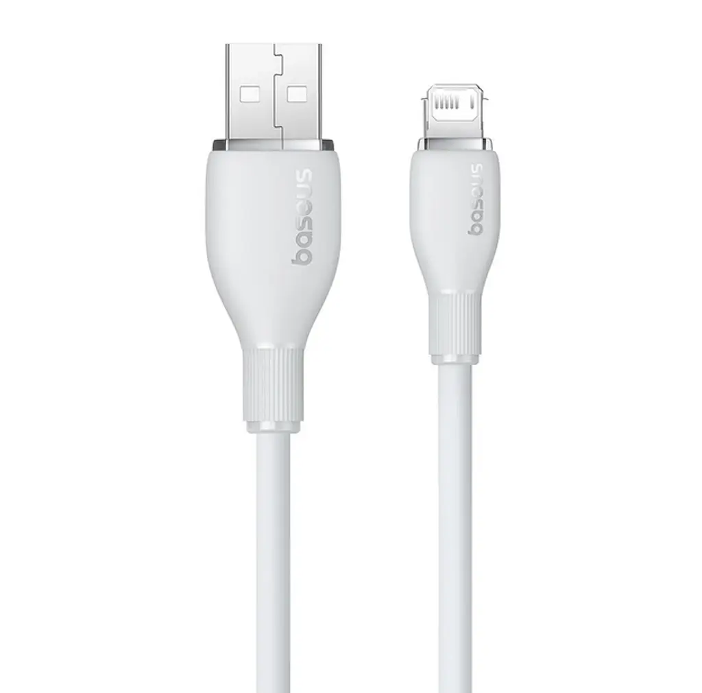 Кабель Baseus Pudding Series Lightning с быстрой зарядкой 2.4 A 1.2 м - фото 3