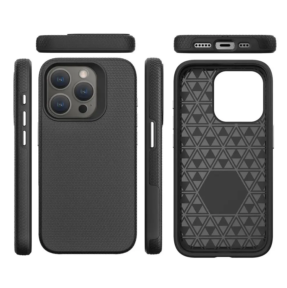 Протиударний чохол Primo Gibrid Armor для Apple iPhone 14 Pro Black - фото 3