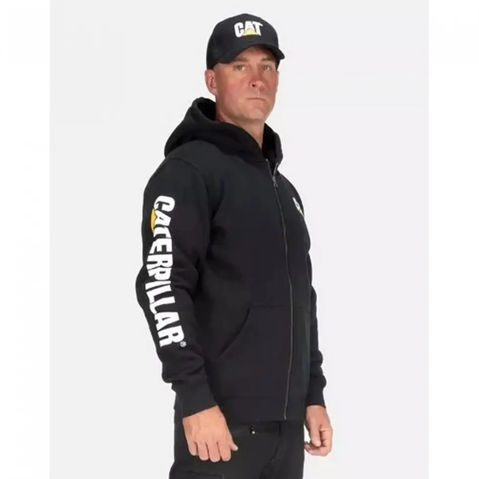 Кофта Caterpillar с капюшоном на молнии Black XXL (1103-W10840-016-XXL) - фото 2