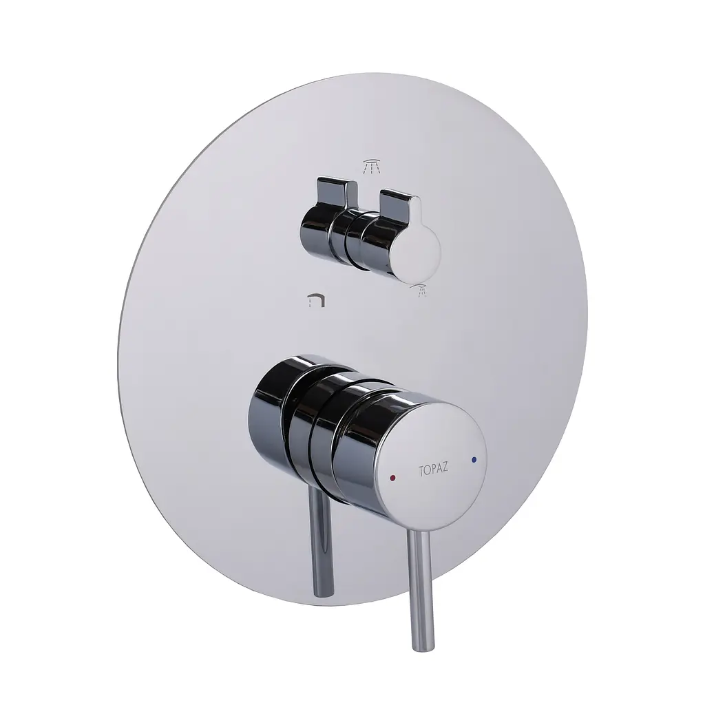 Душевая система встроенная TOPAZ LOFT TLF 32115-H39-C смеситель для душа хромированный с двумя лейками - фото 15