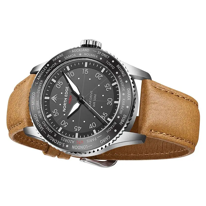 Годинник North Edge Mach Brown - фото 5