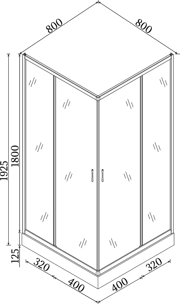 Душова кабіна Bravo NER 90B.Line - фото 12