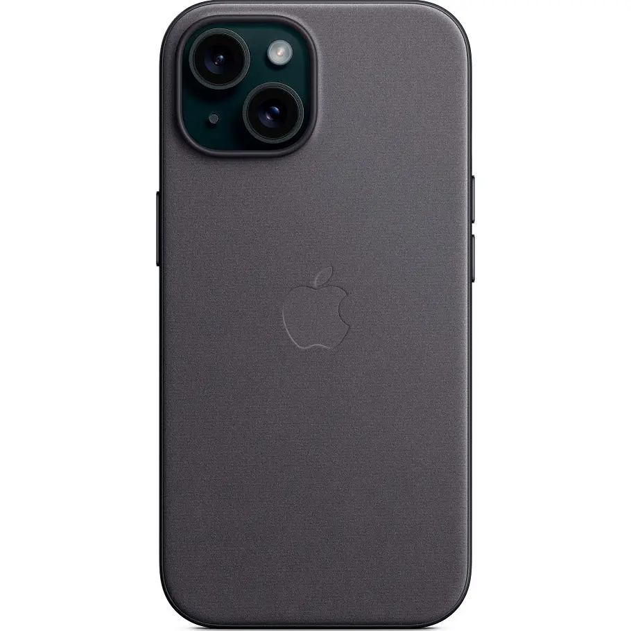 Чохол Apple FineWoven Case для iPhone 15 with MagSafe Black (MT393ZM/A) [92890] - фото 3