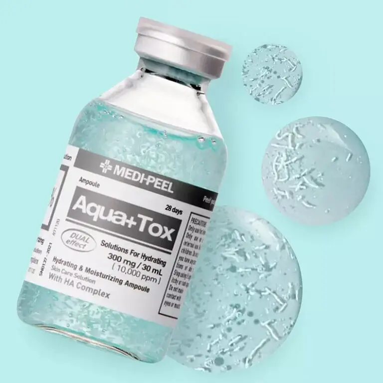 Зволожувальна ампульна сироватка для обличчя Aqua+ Tox Ampoule Medi-Peel 30 мл - фото 2