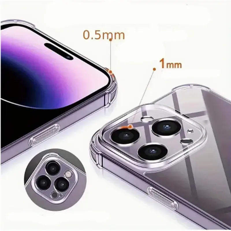 Чохол до мобільного телефона BeCover Anti-Shock Apple iPhone 13 Pro Clear (706981) - фото 2