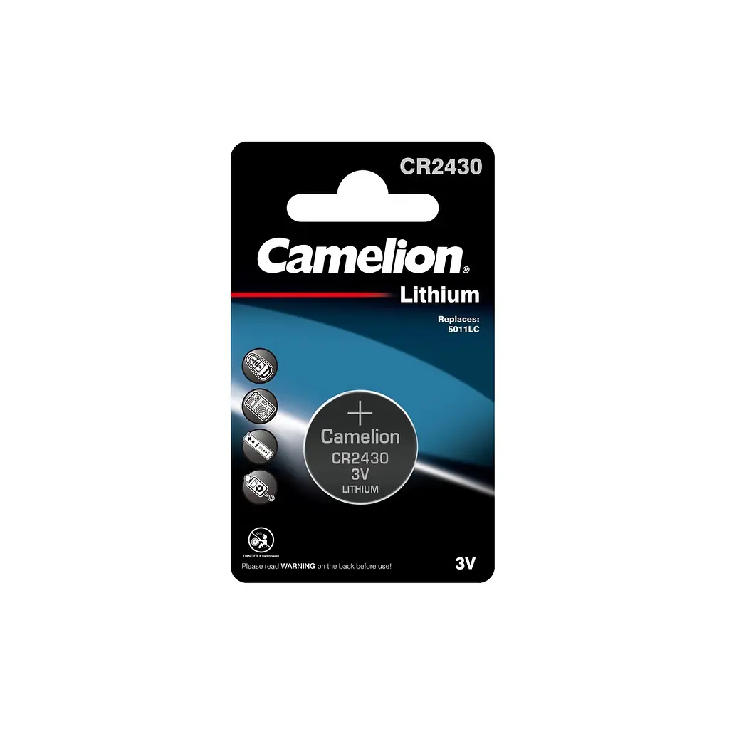 Батарейка Camelion CR 2430 літієва 1 шт. (CR2430-BP1)