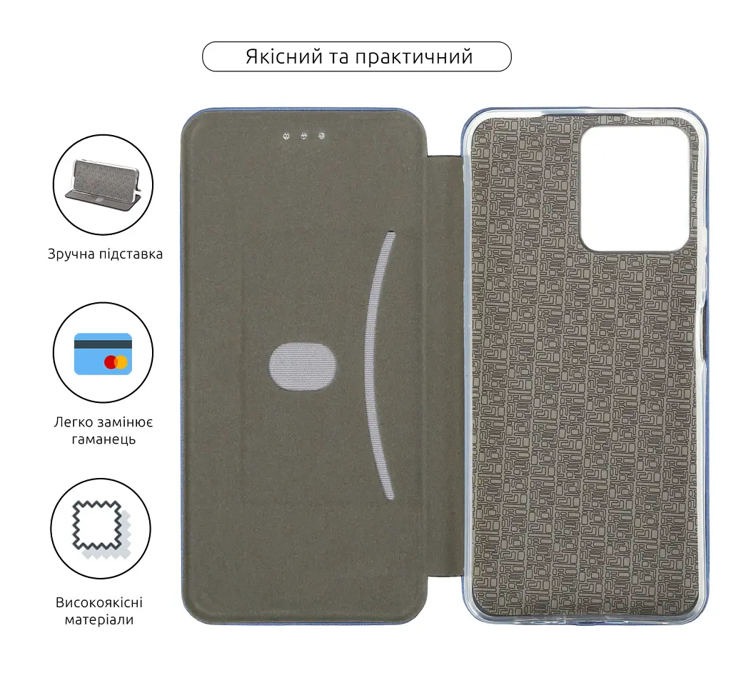Чохол-книжка ArmorStandart G-Case для Realme C30s Blue - фото 3