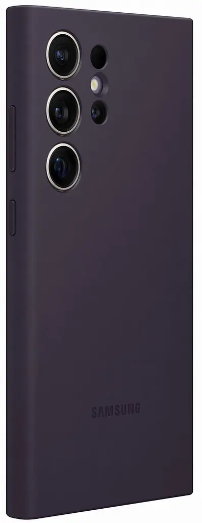 Оригінальний силіконовий чохол для Samsung Galaxy S24 Ultra Samsung Silicone Case Dark Violet EF-PS928TEEGWW (S928) - фото 9