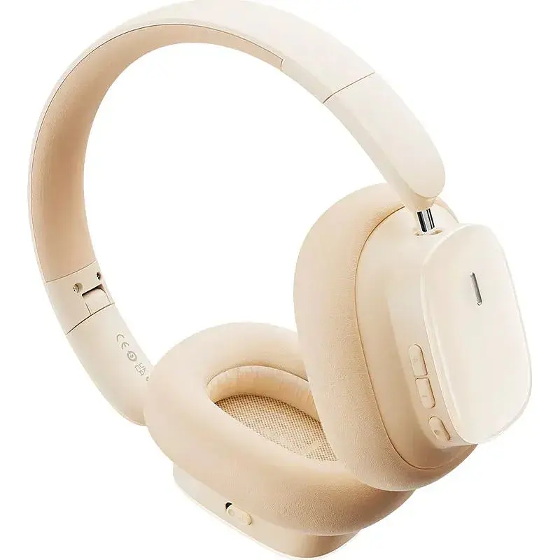 Навушники Baseus Bowie H1i Noise-Cancellation Wireless Headphones Stellar A00050402223-00 Beige - фото 3