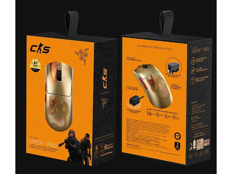 Миша Razer Viper V3 PRO Wireless Counter-Strike 2 Edition (RZ01-05120800-R3M1) - фото 6