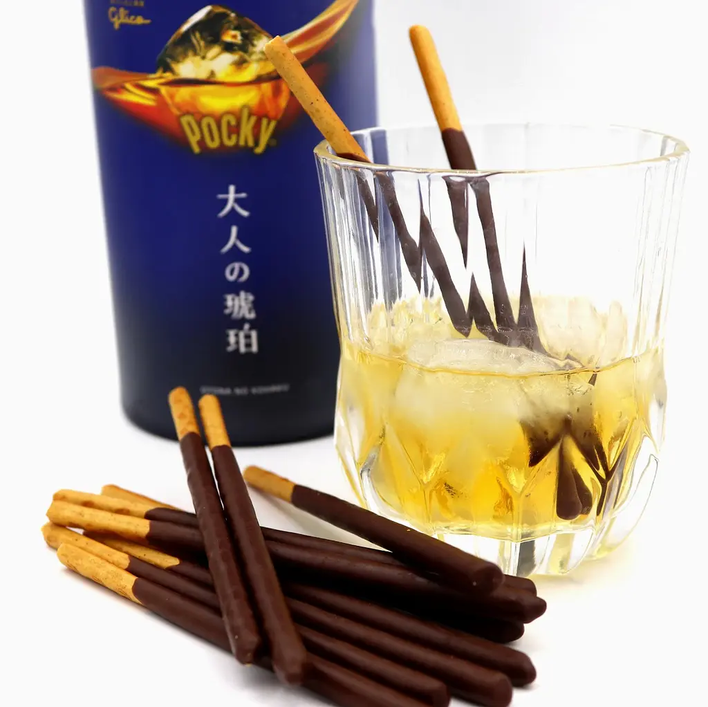 Японські палички Glico Pocky Otona No Kohaku Adult Amber Limited Edition - фото 4