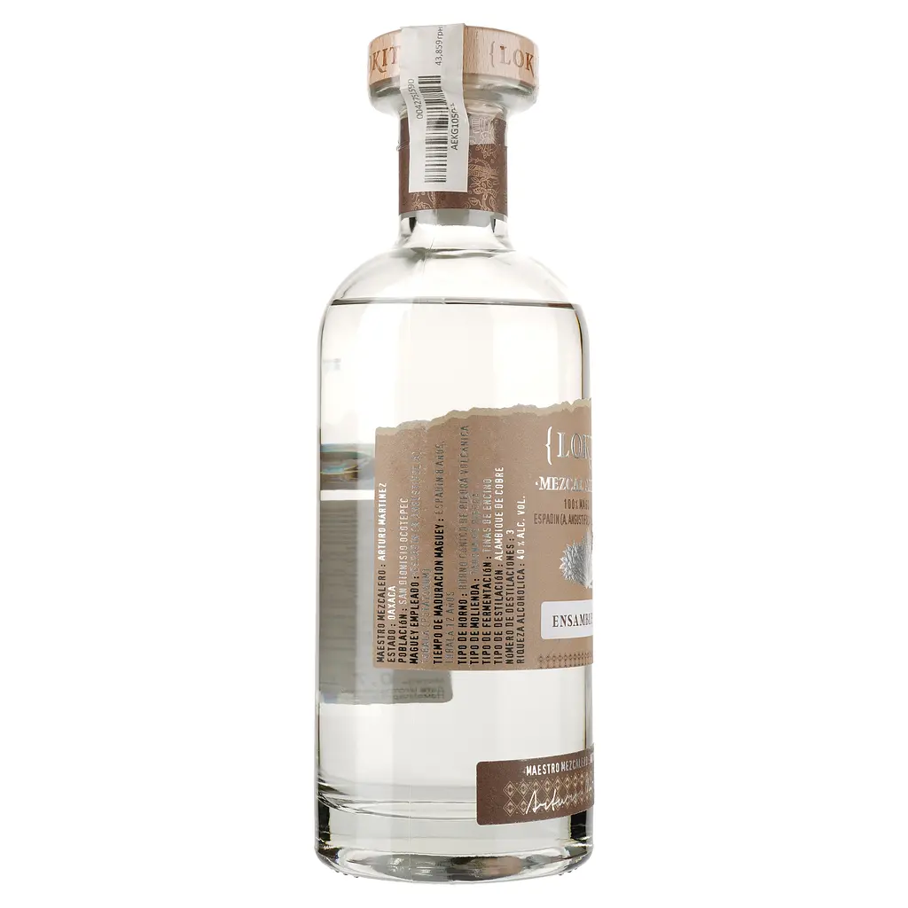 Мескаль Lokita Ensamble, 40%, 0,7 л - фото 3