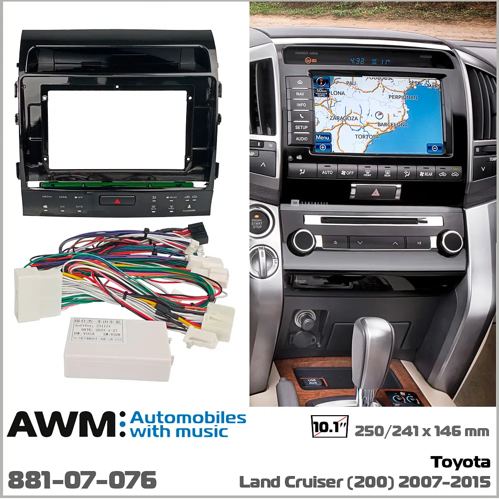 Перехідна рамка Toyota Land Cruiser 200 AWM 881-07-076 - фото 8