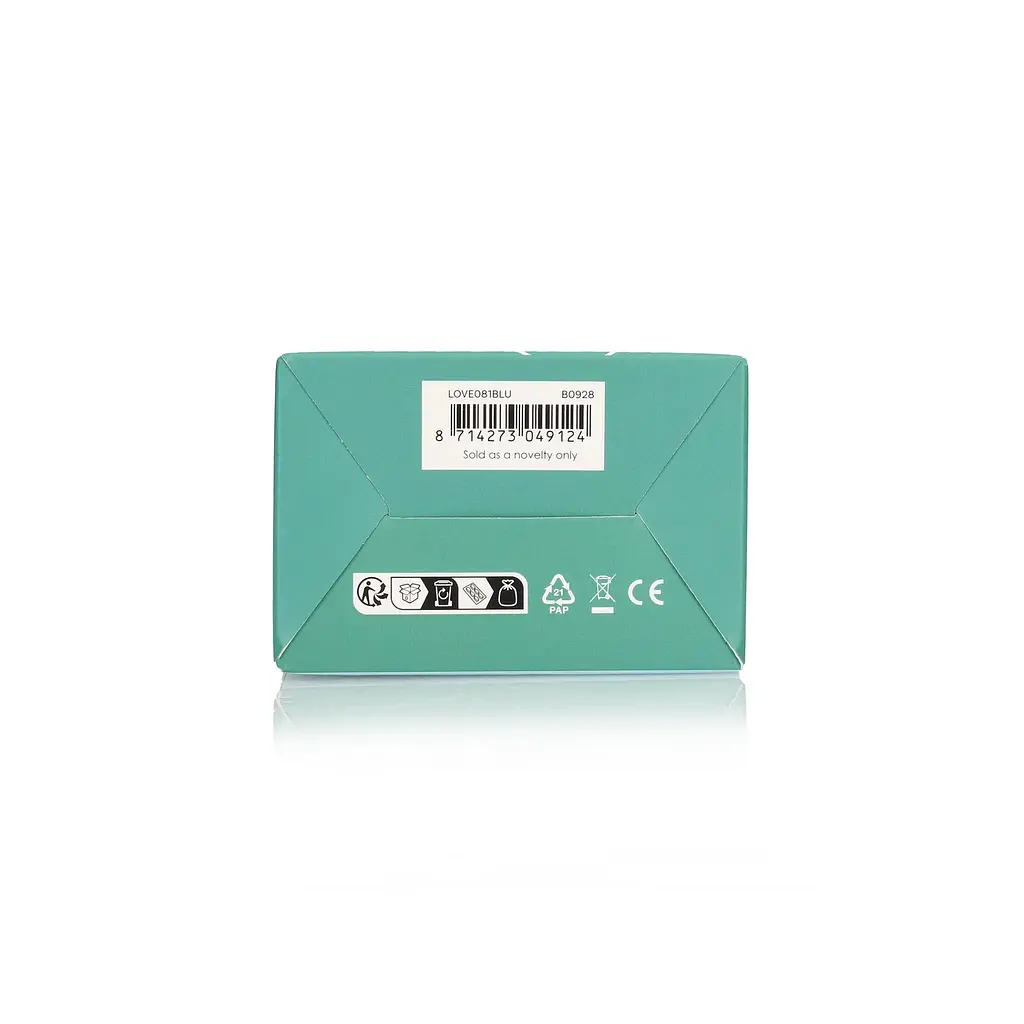 Вибратор-кролик Loveline Artic Blue 23 см (голубой) - фото 22