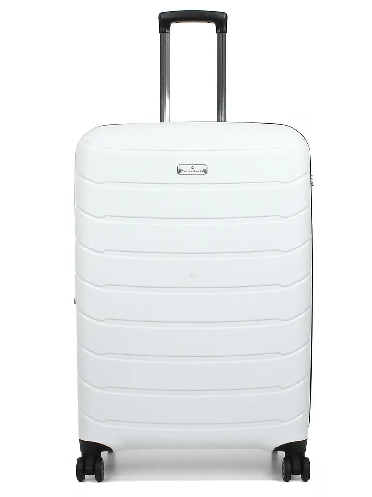 Валіза дорожня Великий (L) Поліпропілен Snowball 61303 Cologne 92,5 л 75х49x28 см Білий - фото 2