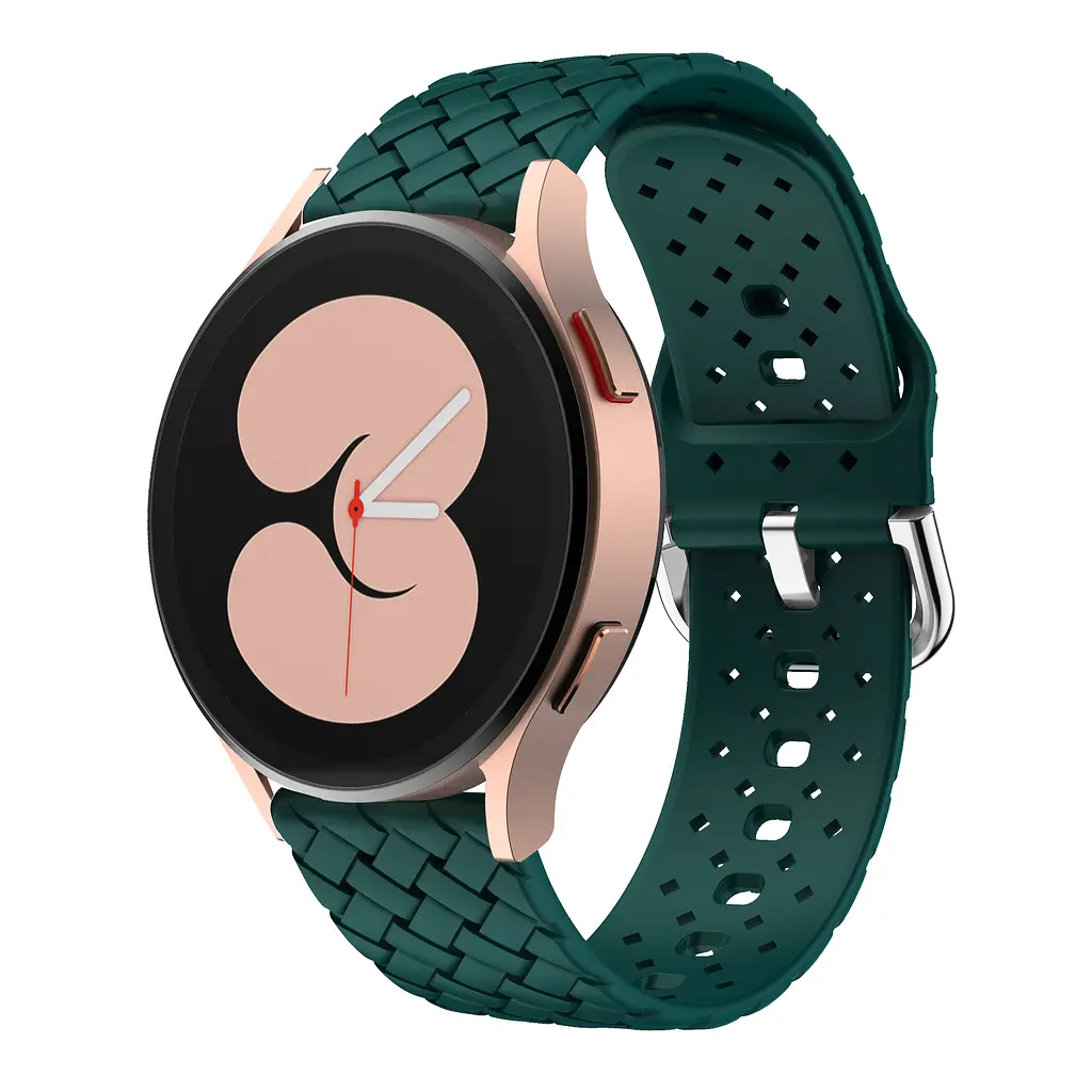 Ремешок Twist для Realme Watch - темно-зеленый ширина крепления 20мм силикон Watchbands (W32-0WB39690011) - фото 2