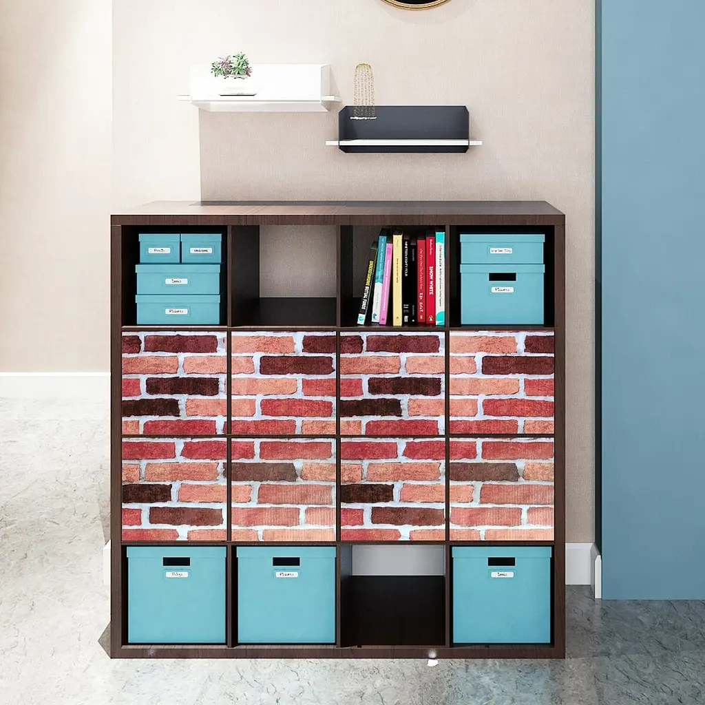 Самоклеюча плівка Sticker Wall SW-00001271 Бордова цегла 0,45х10м - фото 5