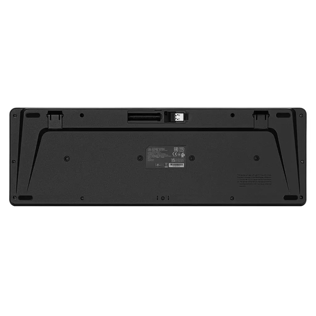 Клавіатура мембранна 230, 106key, WL, EN/UK, чорний HP teh0013843 - фото 4