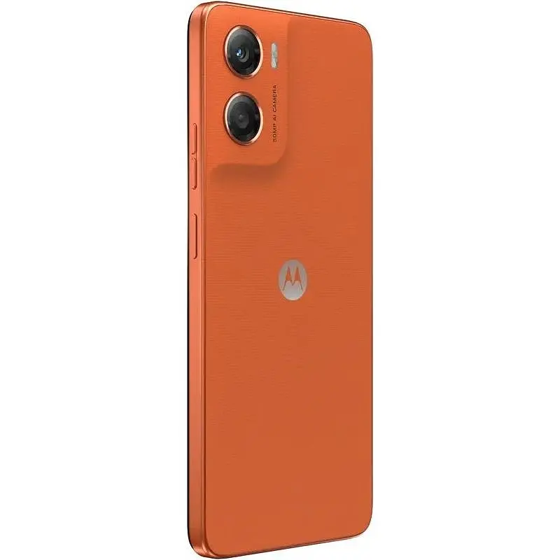 Смартфон Motorola G06 4/128Gb Arabesque (Orange) (PBA20019RS) - фото 5