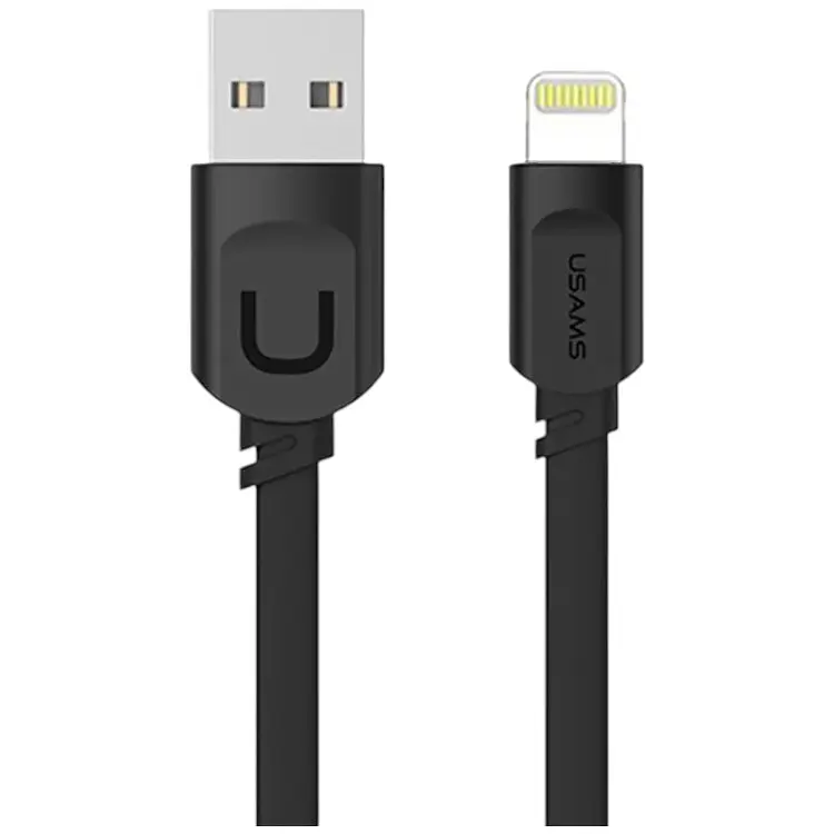Кабель Usams US-SJ008 Lightning cable 1m Black
