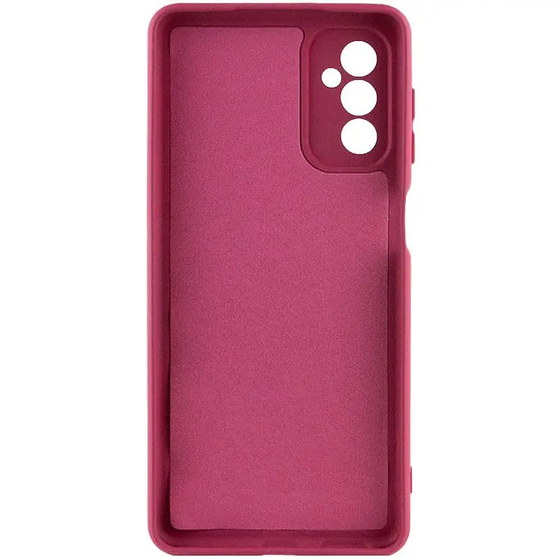 Чехол TPU GETMAN Liquid Silk Full Camera для Samsung Galaxy M34 5G Бордовый / Marsala - фото 2