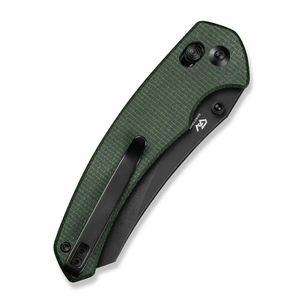 Ніж складаний туристичний Civivi Sixgill (8.7 см) Nitro-V/Micarta темно-зелений - фото 5