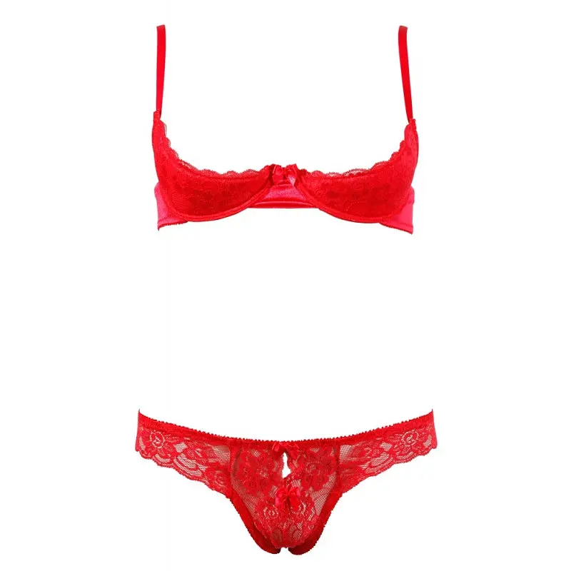 Комплект білизни Half-cup Bra Set, 75B/S Cottelli 513222201993231 88882 - фото 2