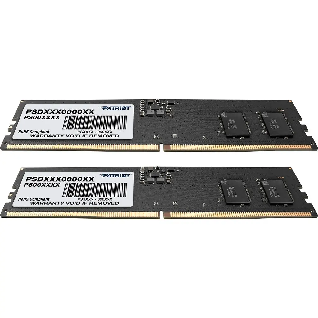 Модуль пам'яті DDR5 Patriot Signature Line 2x8 ГБ 4800 МГц чорний (PSD516G4800K) [175536] - фото 2