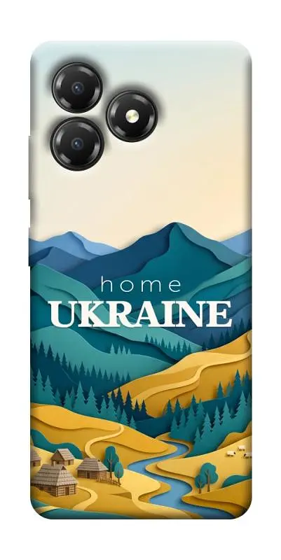 TPU чохол Demsky Ukraine home для ZTE Blade A36