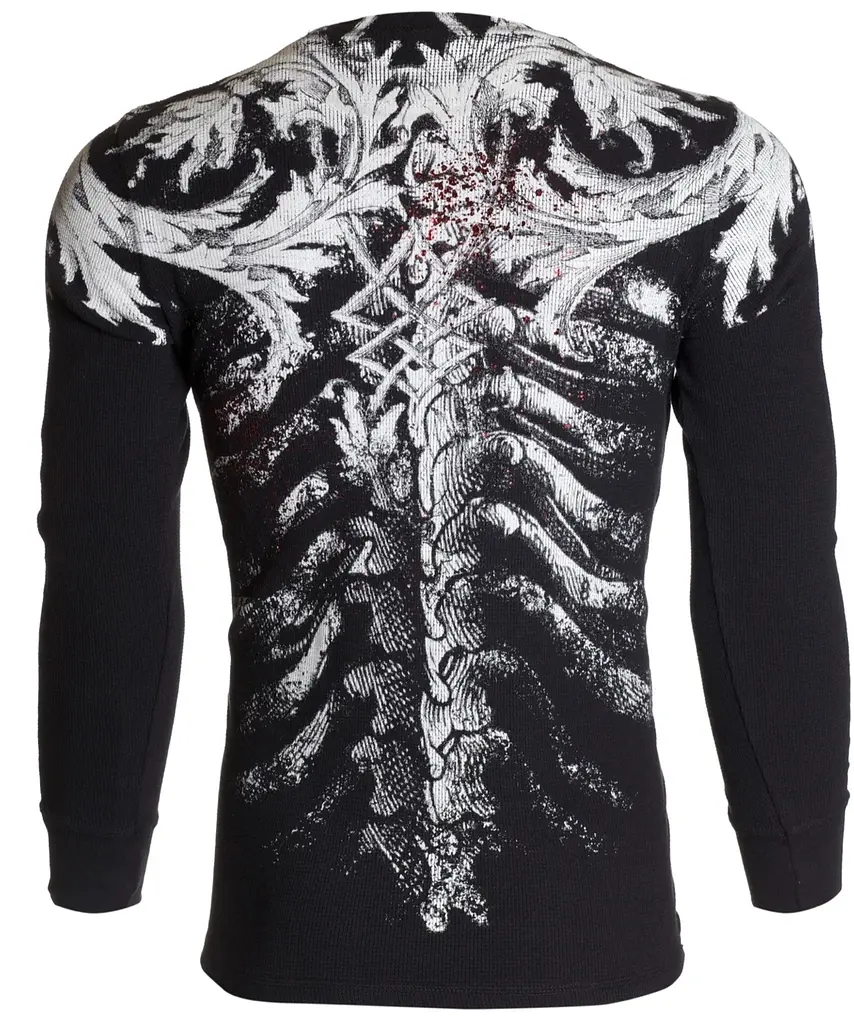 Футболка з довгим рукавом Xtreme Couture by Affliction Men's Thermal Shirt Telephus 2XL  - фото 2
