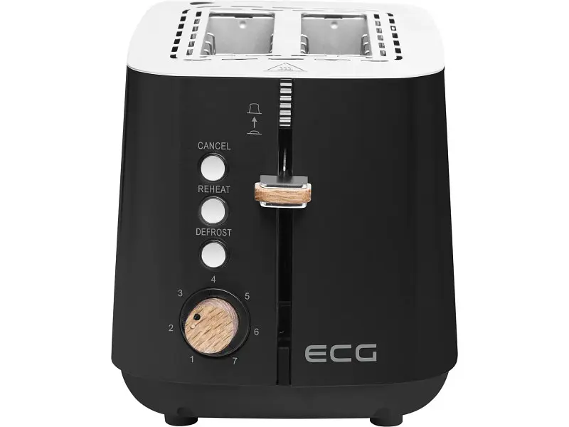 Тостер ECG ST 2768 Timber Black - фото 3