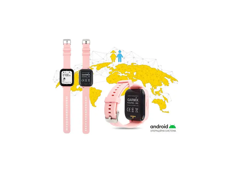 Дитячий смарт-годинник GARMIX PointPRO-300 4G Pink (GMXPP300-P) - фото 3